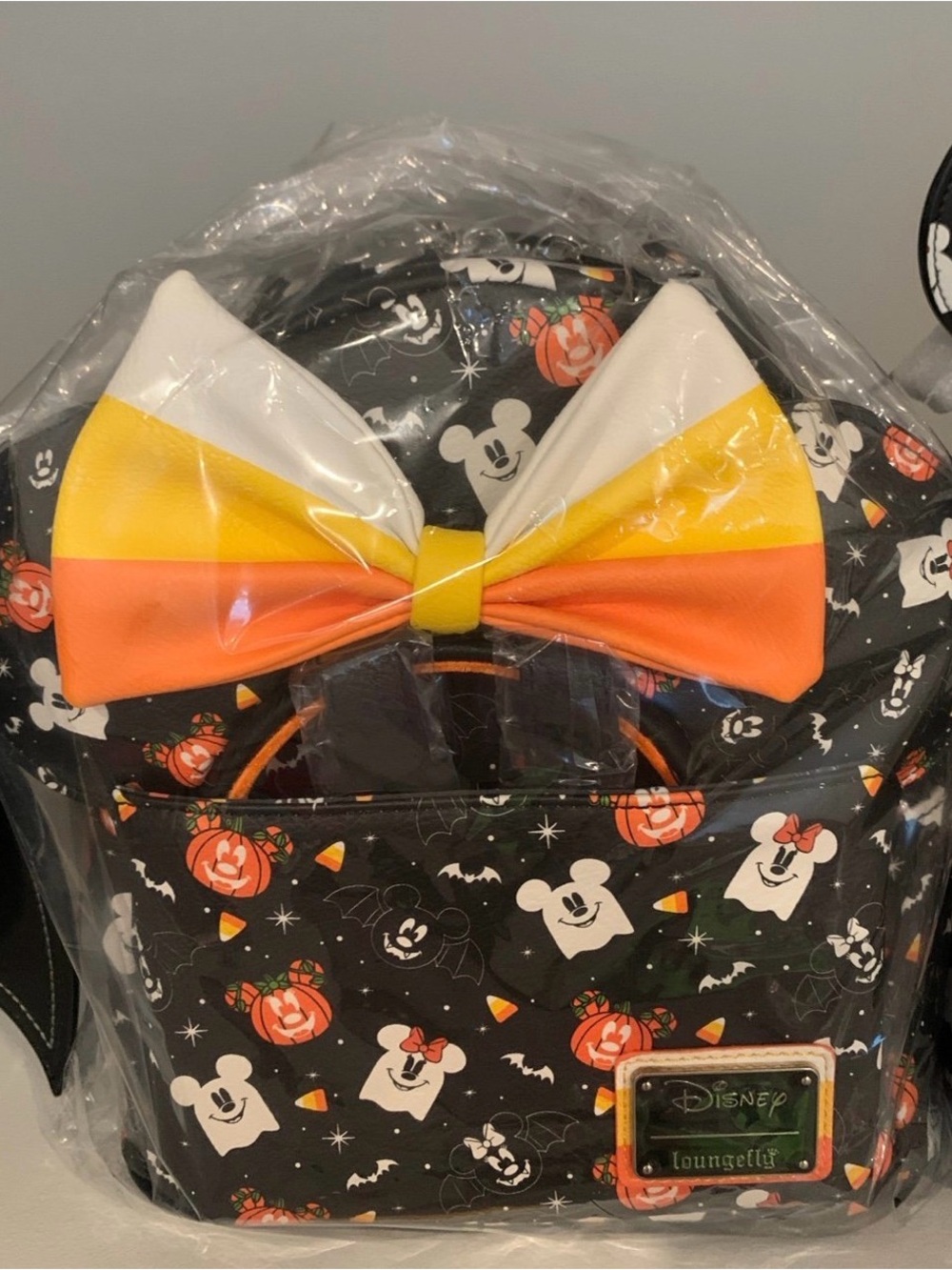 Loungefly Disney Halloween Mickey & Minnie Ghosts, Bats and Pumpkin set